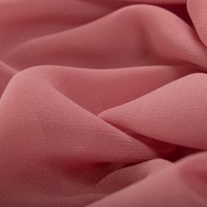 Retalho Tecido Crepe Georgete Rosa Blush 1,20 Metro