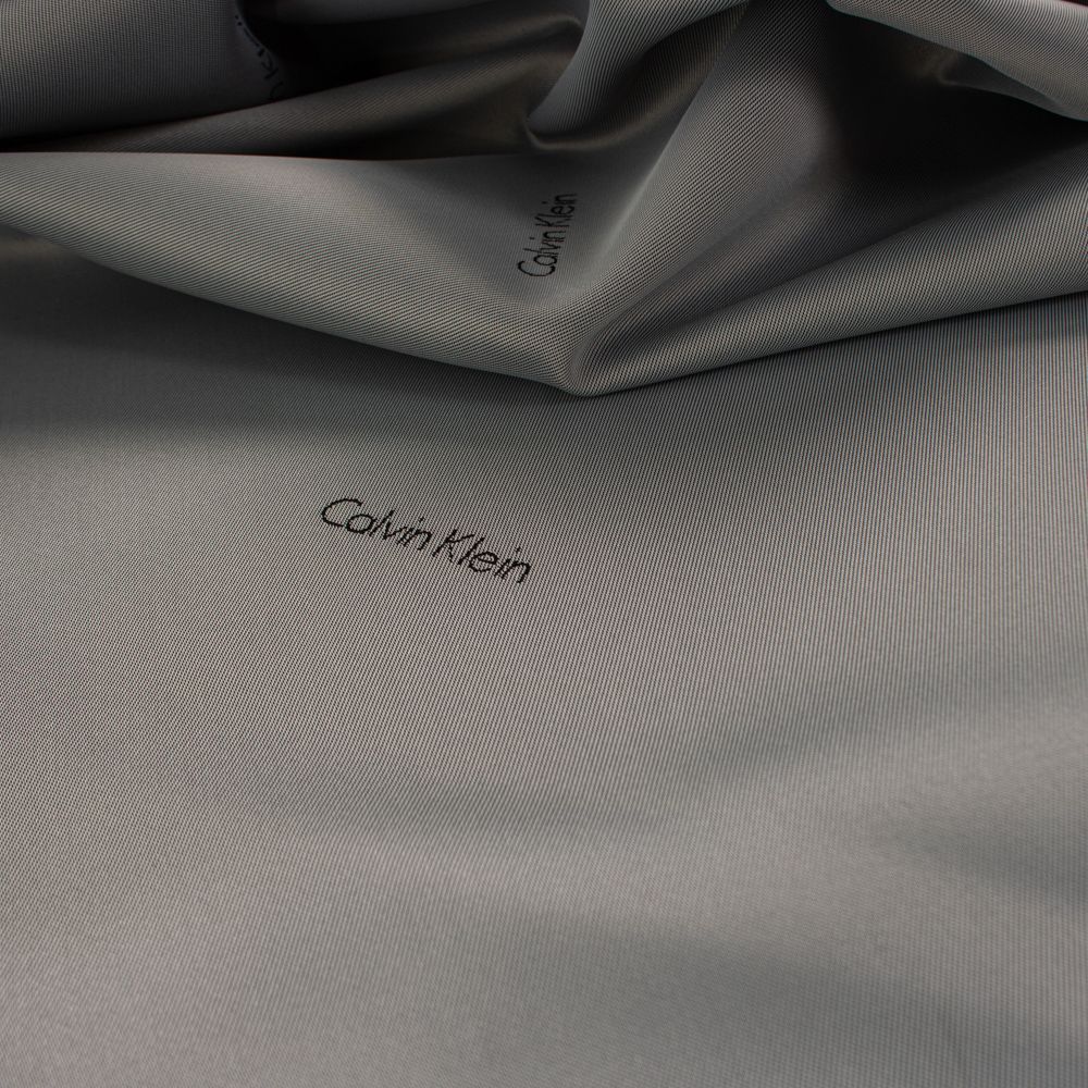 Tecido Alpaseda de Viscose Calvin Klein Cinza Prata