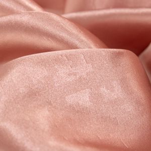 Tecido Cetim Jacquard Span Rosa Quartzo Escuro