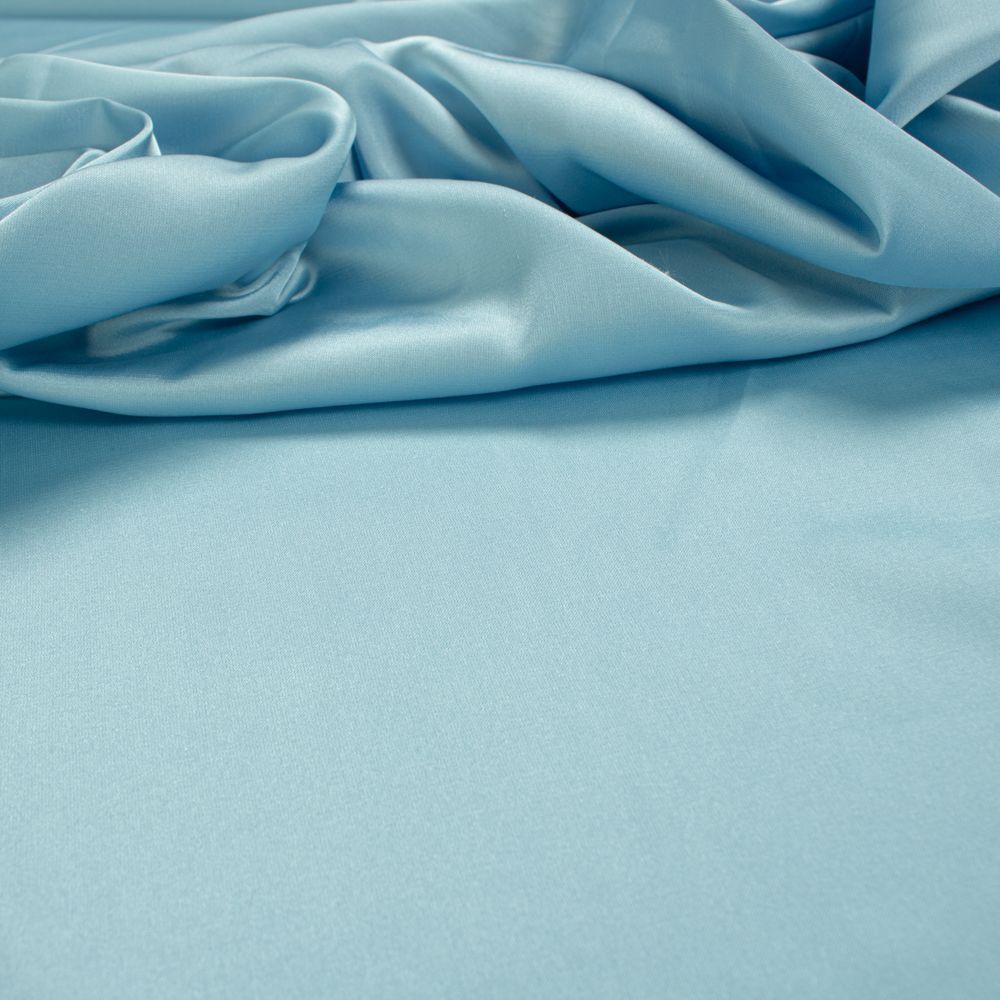 Tecido Cetim Light Gloss Azul Serenity