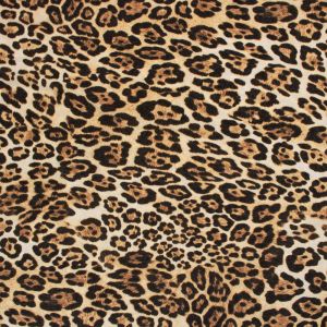 Tecido Crepe Estampa Animal Print Marrom