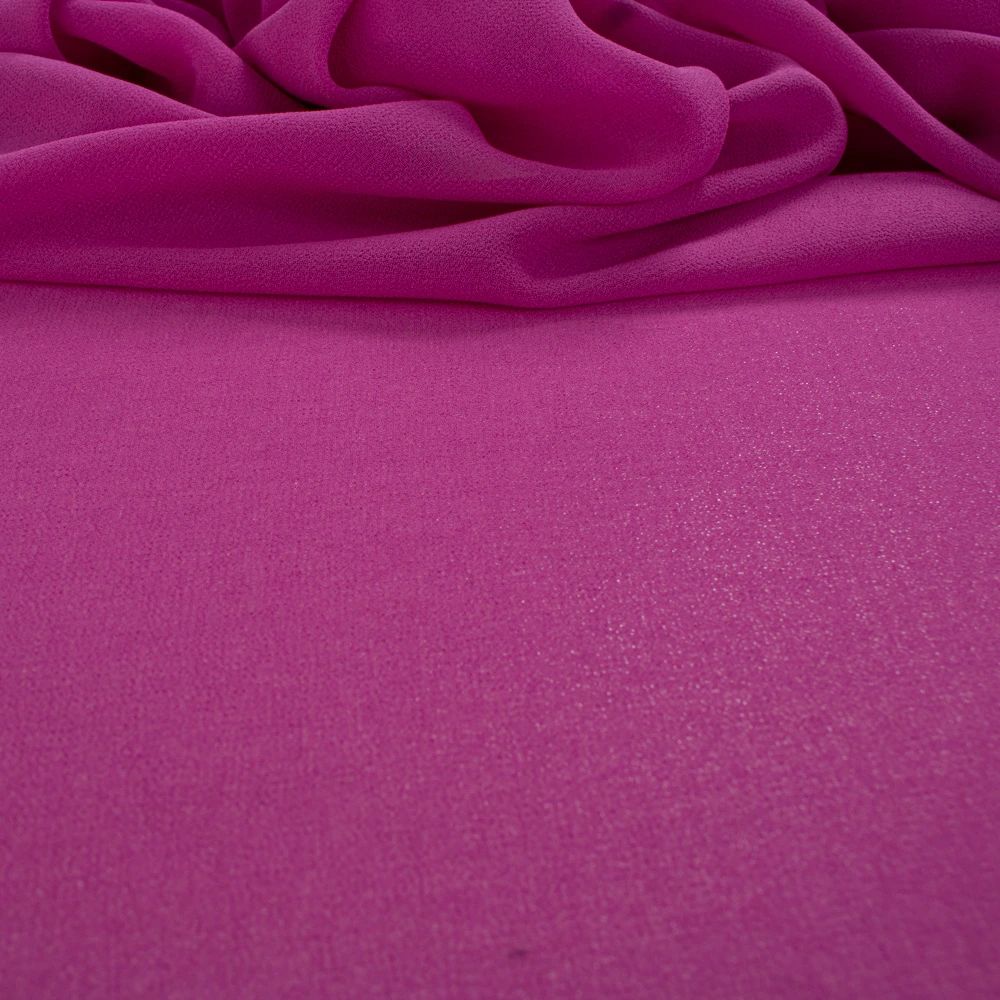 Tecido Crepe Georgete Fucsia Claro