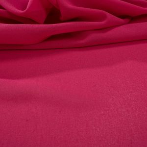 Tecido Crepe Georgete Rosa Carmim