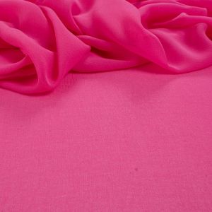 Tecido Crepe Georgete Rosa Carmim