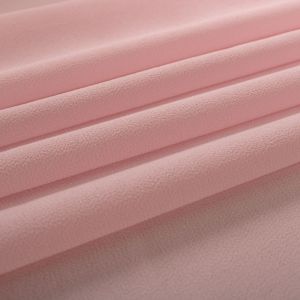 Retalho Tecido Crepe Georgete Rosa Quartzo 0,50 Metro