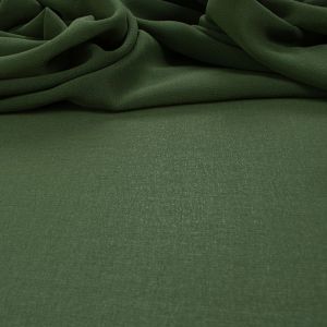 Tecido Crepe Georgete Verde Militar