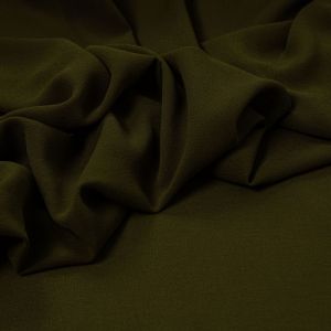 Tecido Crepe Georgete Verde Militar