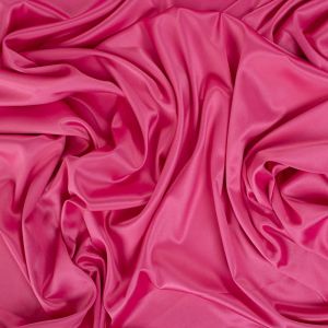 Tecido Crepe Vogue Silk Span Rosa Carmim