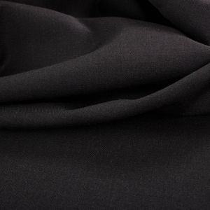 Retalho Tecido Gabardine Paramount Mescla Preto  1,85 Metro