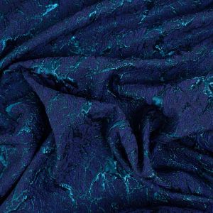 Tecido Jacquard Azul Bic