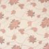 Tecido Jacquard Estampa Floral Cor Creme 