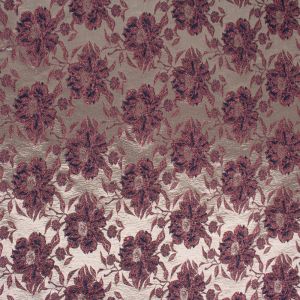 Tecido Jacquard Estampa Floral Cor Prata Envelhecido