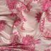 Tecido Jacquard Estampa Floral Rosa Intenso 