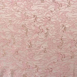 Tecido Jacquard Estampa Rosa 