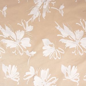 Tecido Jacquard Organza Cristal Off White