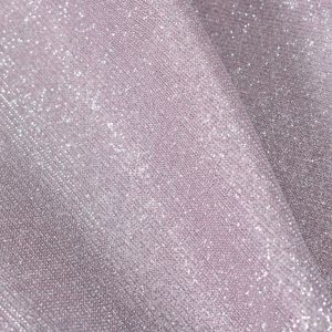 Tecido Malha Glitter Cor de Rosa com Prata