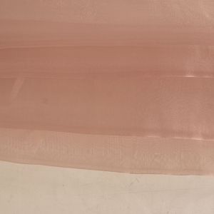 Tecido Organza Cristal Rosa Antigo