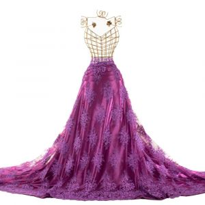 Tecido Renda Soutache Cor Violeta