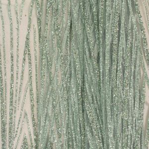 Tecido Tule Glitter Diamante Verde Menta