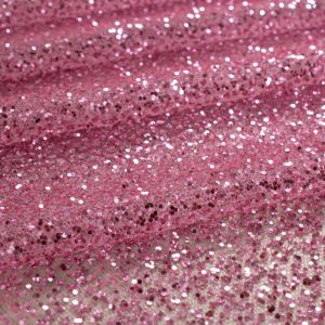 Tecido Tule Glitter Rosa