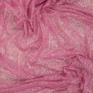 Tecido Tule Glitter Rosa