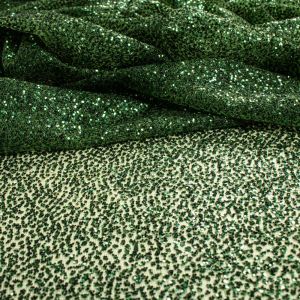 Tecido Tule Glitter Verde Selva