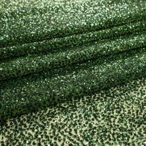 Tecido Tule Glitter Verde Selva