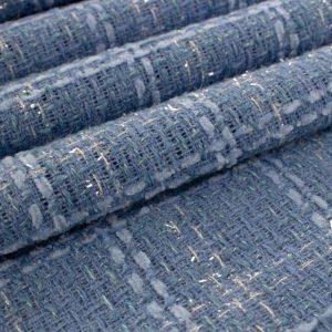 Tecido Tweed Lurex Azul Serenity Intenso