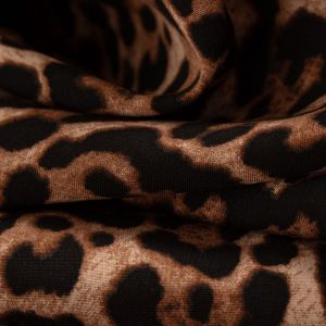 Tecido Viscose Estampa Animal Print Onça 