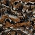 Tecido Viscose Estampa Tie Dye Marrom Preto e Cinza