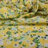 Tecido Viscose Estampado Liberty Amarelo  - Estampados