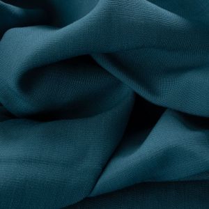 Tecido Viscose Trama de Linho Azul Safira 