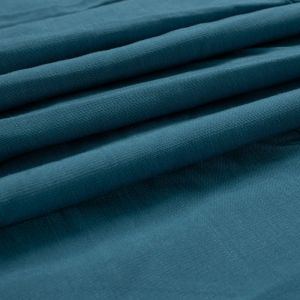 Tecido Viscose Trama de Linho Azul Safira 