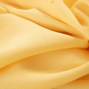 Tecido Viscose Twill Amarelo Banana