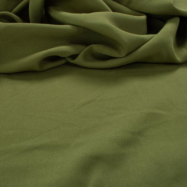 Tecido Viscose Twill Verde Oliva